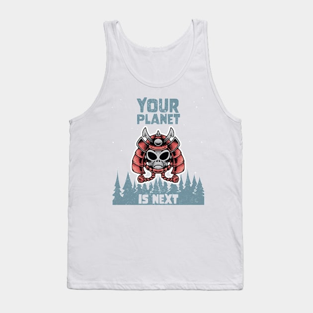 Alien Galaxy Science Space Lover Your Planet is Next Tank Top by star trek fanart and more